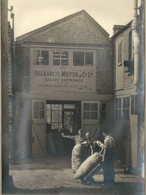 Historic headquarters of Delbanco Meyer & Co. in London