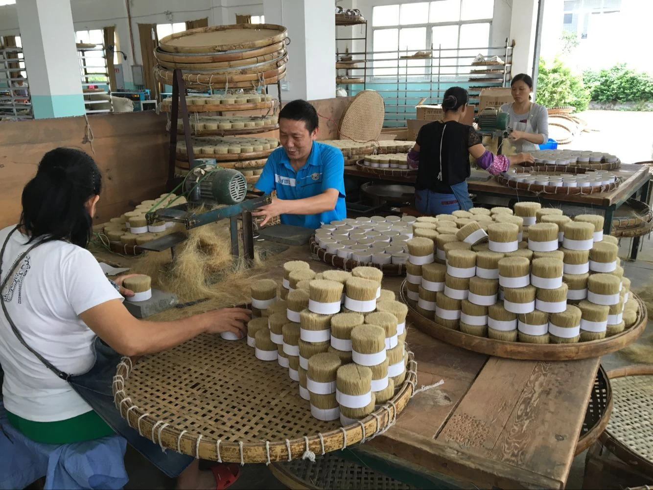 Lavorazione delle setole presso Chongqing Global Bristles Manufacturing
